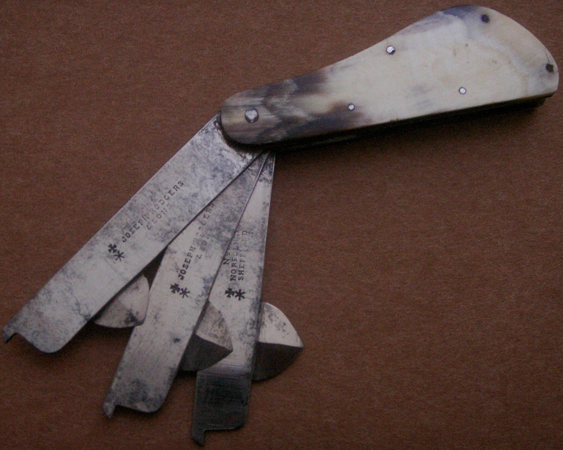 フリームナイフ(血抜き用)(1880年代)