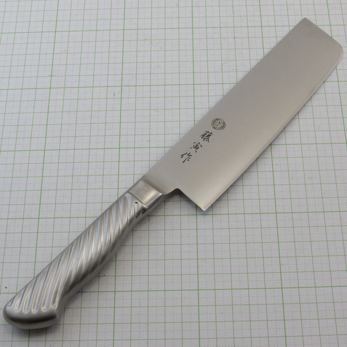 藤寅 　菜切型包丁（関西型） DPコバルト鋼165mm