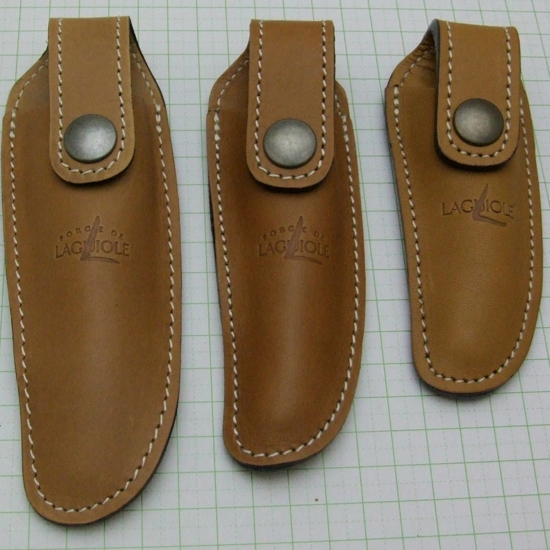 専用牛革ケース(ベルト装着可)茶 & 黒 小 9㎝用