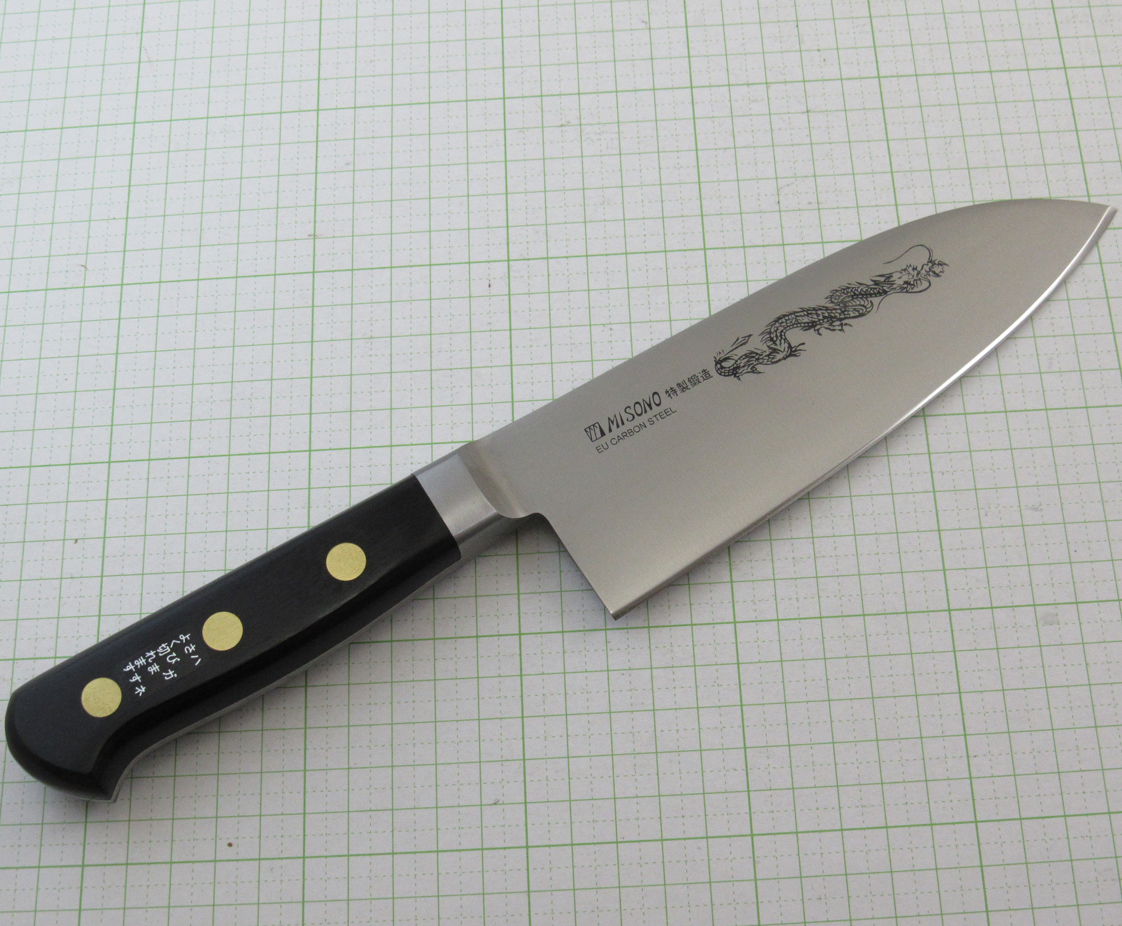 No.150ミソノ 牛刀出刃　EU鋼 刃長165mm
