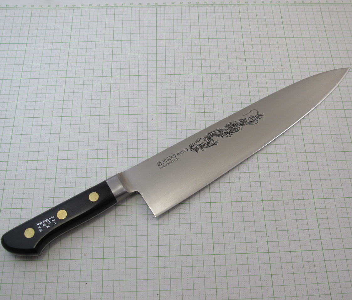 No.114 ミソノ 牛刀 EU鋼 270mm