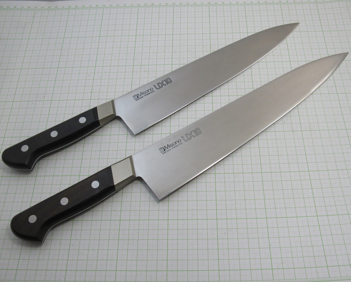 No.714  ミソノ牛刀型UX10鋼　刃長270mm