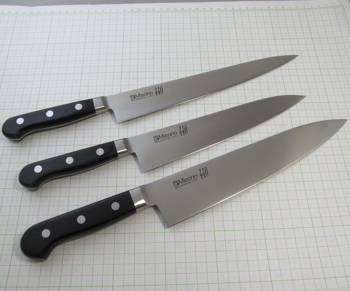 No.812 ミソノ 牛刀 440鋼 刃長210mm