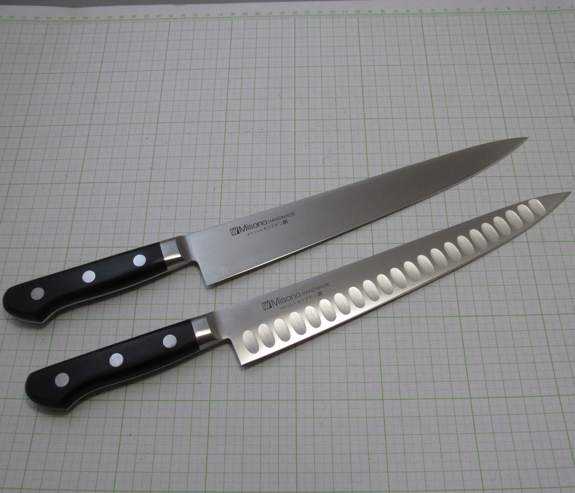 No.521 ミソノ 筋引サーモン型包丁 モリブデン鋼 240mm