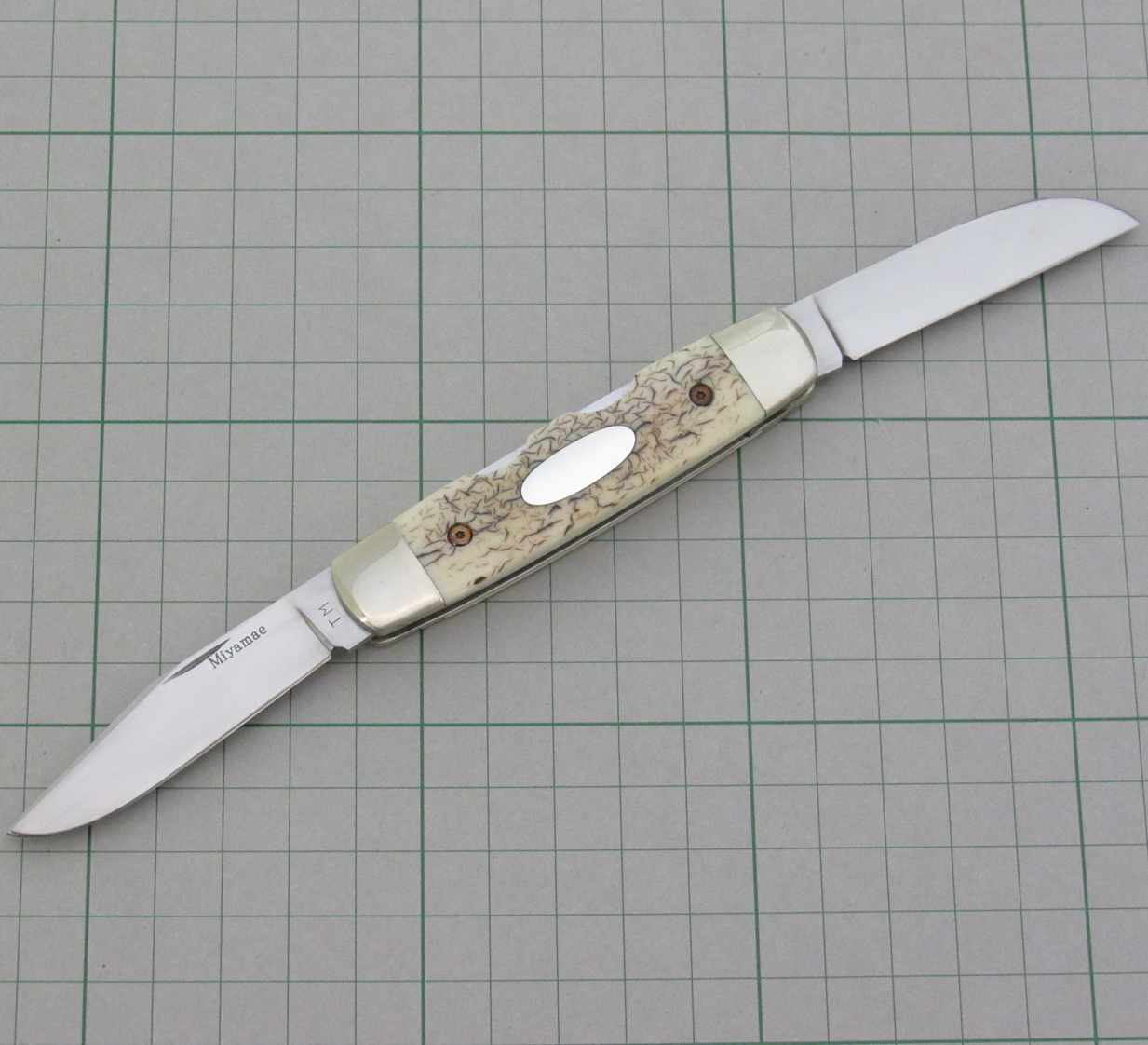 ロック付2丁出ナイフ