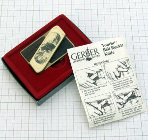 ベルト・バックル・ナイフ ブラウン・ベアー(198１年 ~ 1989年まで)