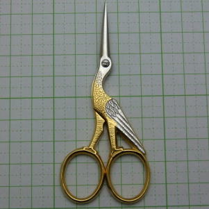 金足 ツル刺繍鋏 S