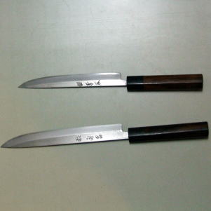 菊藤特製 松刃刺身包丁 白紙2号33層 210mm